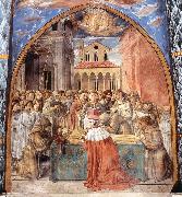 GOZZOLI, Benozzo Scenes from the Life of St Francis (Scene 12, south wall) dfhg oil painting picture wholesale